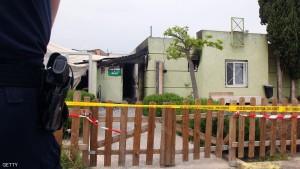 القاعة بعد الحريق