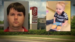 جستن هاريس وطفله سي ان ان 