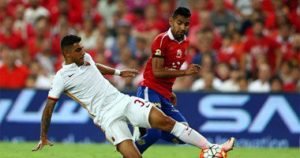 لقطة من المباراة