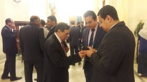 صورة من داخل الجمعية اثناء الانتخابات 