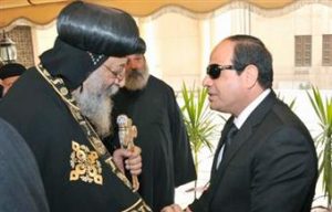 الرئيس السيسي يعزي البابا تواضروس