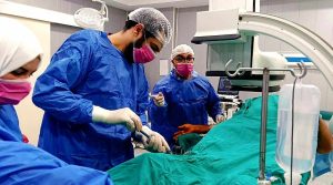 تشغيل وحدة القسطرة 