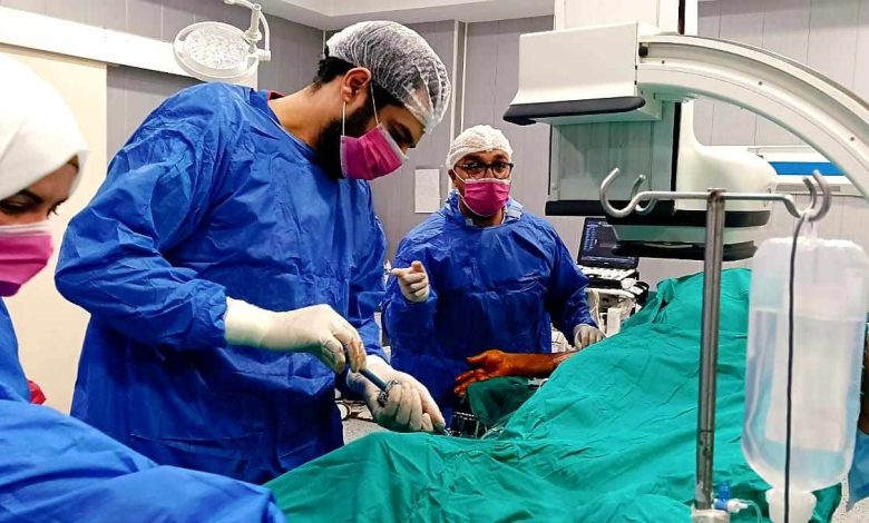 تشغيل وحدة القسطرة