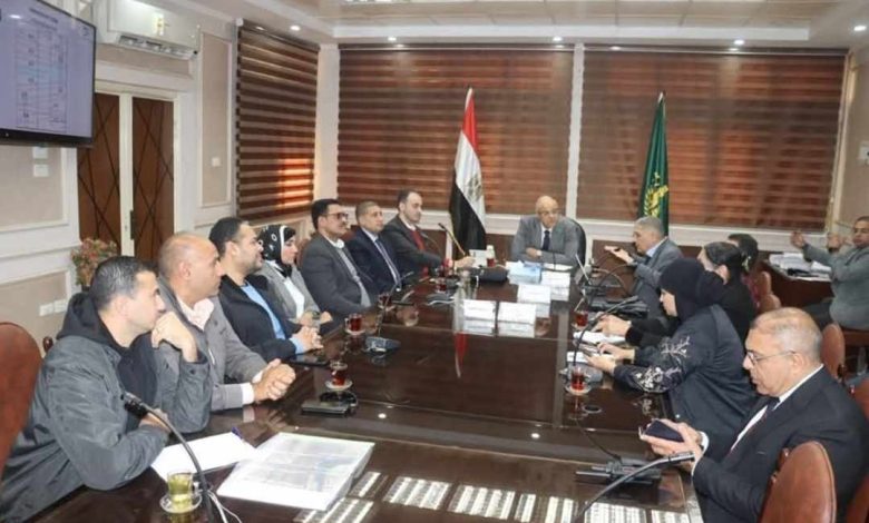 محافظ القليوبيه يبحث توسعه نفق سعد زغلول بمدينه بنها 