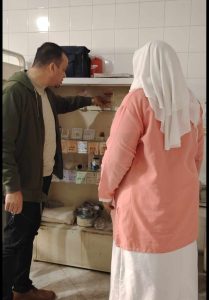 شعبان يتفقد المنشآت الصحيه بالقناطر الخيريه 