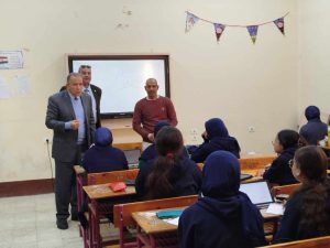 وكيل وزارة التربية والتعليم بأسيوط يتفقد بعض مدارس إدارة أسيوط التعليمية