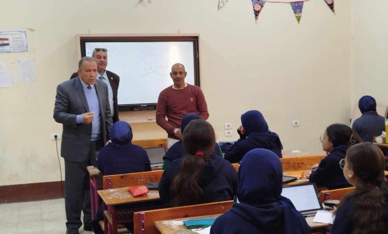 وكيل وزارة التربية والتعليم بأسيوط يتفقد بعض مدارس إدارة أسيوط التعليمية 
