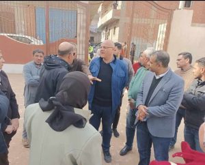عطيه يتفقد عدد من مشروعات مبادرة حياه كريمة بشبين القناطر