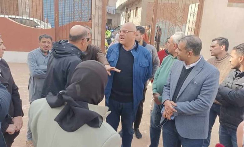 عطيه يتفقد عدد من مشروعات مبادرة حياه كريمة بشبين القناطر 