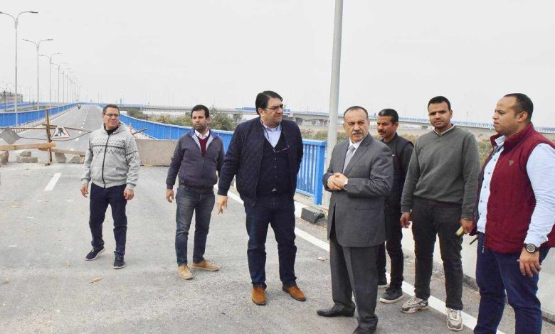 محافظ أسيوط يتفقد الأعمال النهائية لكوبري منقباد العلوى