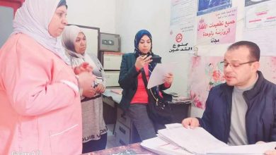 مدير صحة القناطر الخيريه يتقثد الوحدات الصحيه بباسوس وابوابغيط 