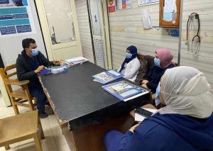 برامج تدريبية لتنمية مهارات تمريض العيادات الخارجية بمستشفى بنها الجامعى