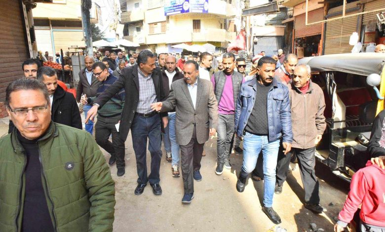 محافظ أسيوط يتفقد أعمال التوسع بشارع البستان وتفرعاته بمدينة منفلوط