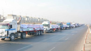 التموين تطلق القافلة رقم 11 و12 للمساعدات الإنسانية العاجلة لقطاع غزة