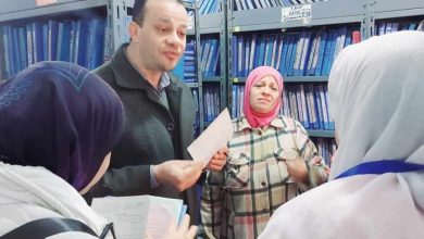 مدير صحة القناطر الخيريه يفاجئ الوحده الصحيه بسندبيس والبرادعه 