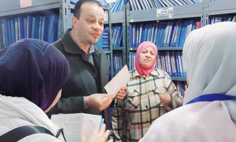 مدير صحة القناطر الخيريه يفاجئ الوحده الصحيه بسندبيس والبرادعه 