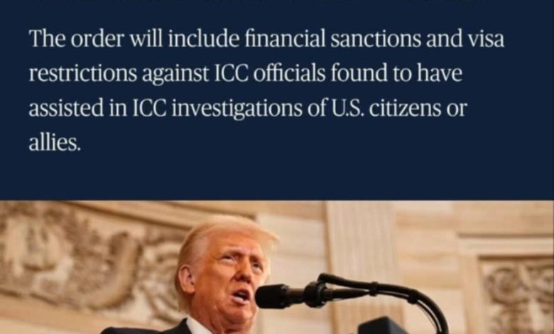 ترامب يفرض عقوبات على المحكمة الجنائية الدولية...