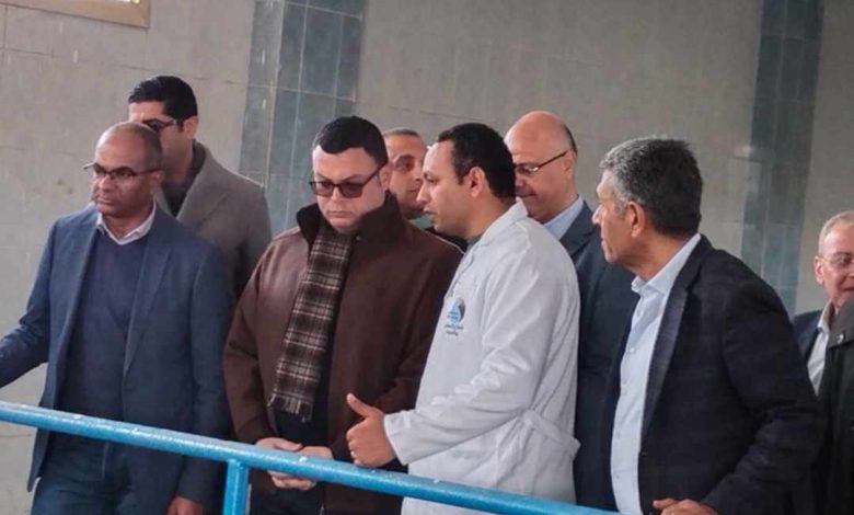 الشربينى وعطيه يتفقدان محطة مياه القناطر الخيرية
